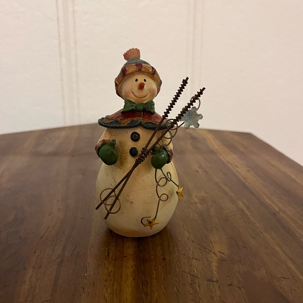 Snow Man Figurine